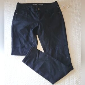 Old Navy Rockstar Low Rise Black Size 6 Petite NEW